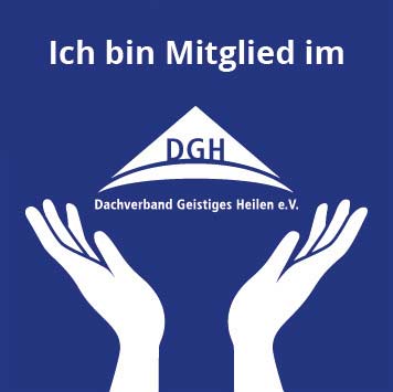 Mitgliederlogo des Dachverbands Geistiges Heilen e. V.